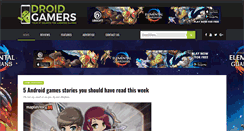 Desktop Screenshot of droidgamers.com